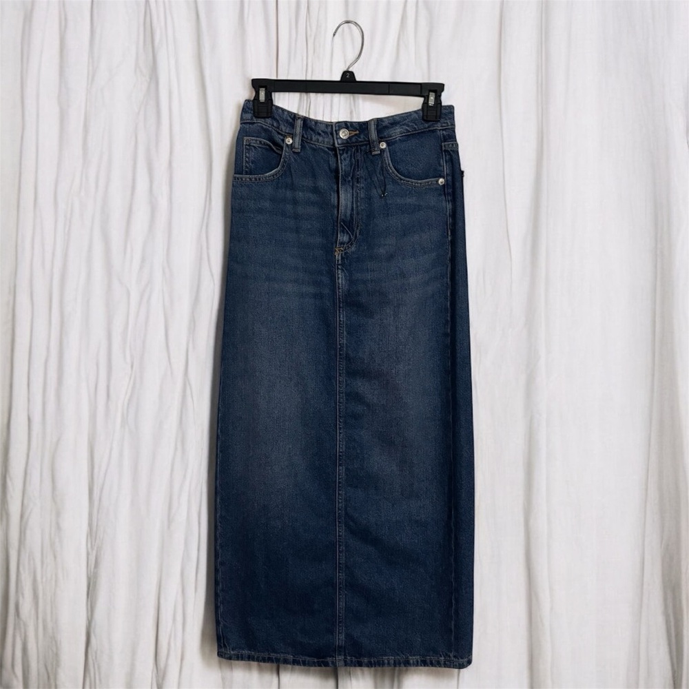 Zara Blue Denim Skirt
